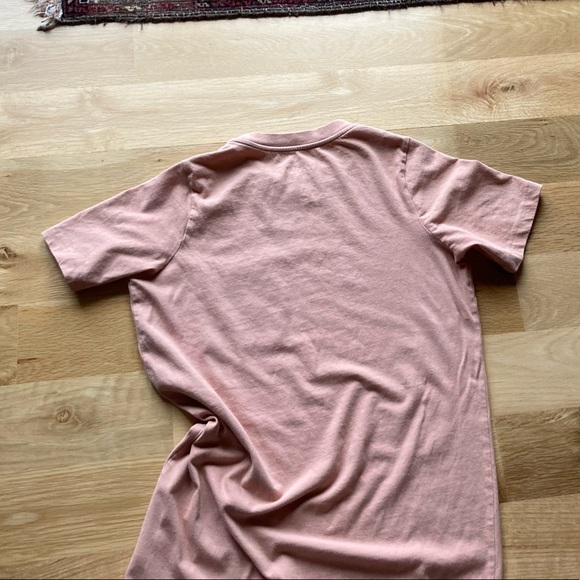 Everlane Cotton Weekend Tee Dress XS EUC in Neutral Pink Beige - Picture 4 of 6